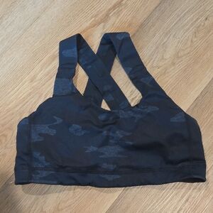 lululemon athletica Black Camo Sports Bra